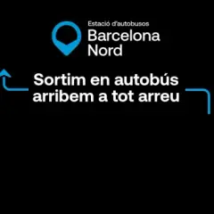 Estació d'autobusos Barcelona Nord. Surtim en autobús i arribem a tot arreu.
