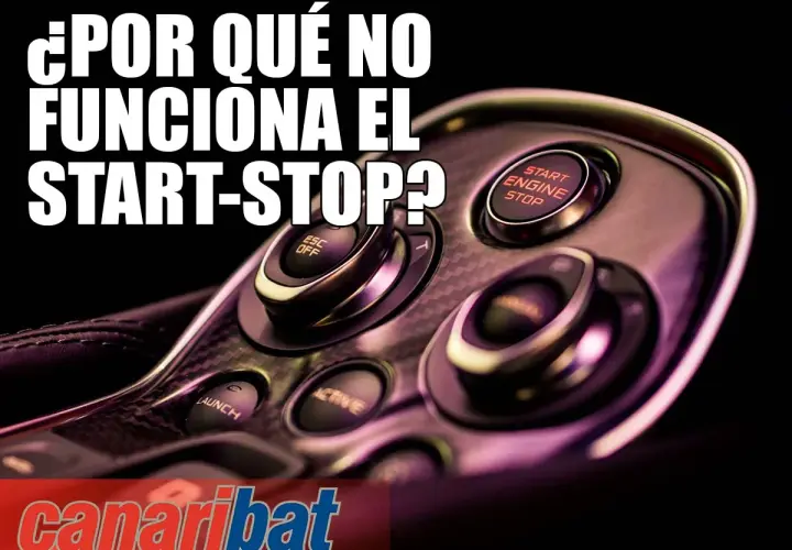 Botón de arranque y parada del motor de un coche. ¿Por qué el start-stop no funciona?