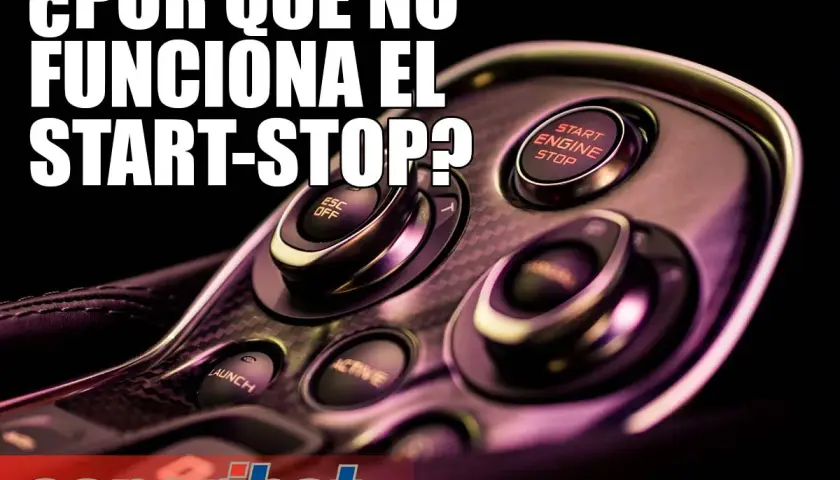 Botón de arranque y parada del motor de un coche. ¿Por qué el start-stop no funciona?