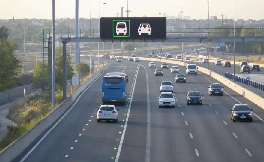 Carril BUS-VAO de la A-2 - cómo usarlo sin errores