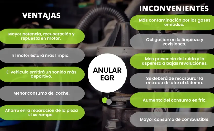¿Anular la EGR en un diésel? Riesgos, costes e ITV