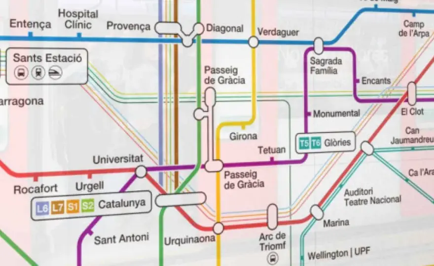 Guía de Barcelona-Sants - tren, metro y aeropuerto